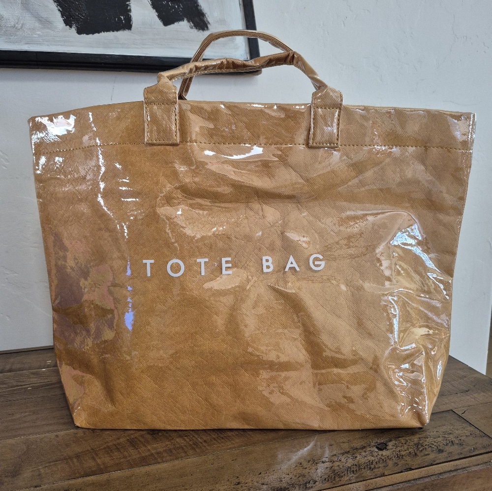 Stylish Tan Tote Bag NEW